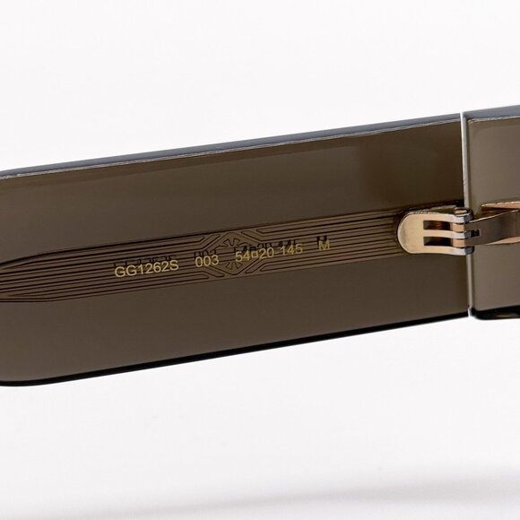 NEW AUTHENTIC GG1262S 003 GUCCI UNISEX SHIELD SUNGLASSES - Picture 11 of 14